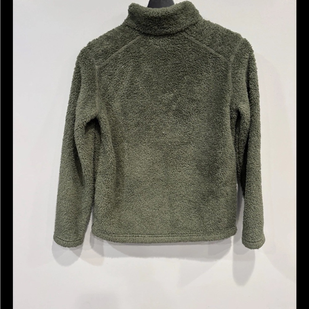 Patagonia Forest Green Fleece Los Gatos Sweater Kids Size L - Picture 3 of 5